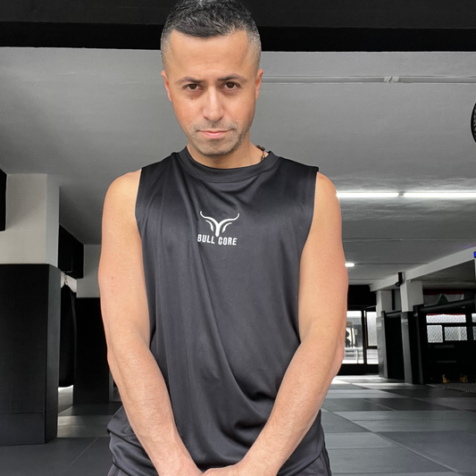 bull Core Sleeveless Gym Shirt – Lebanese Strength in Black