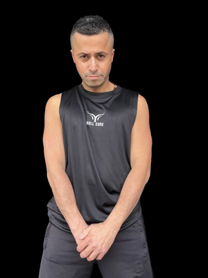 bull Core Sleeveless Gym Shirt – Lebanese Strength in Black