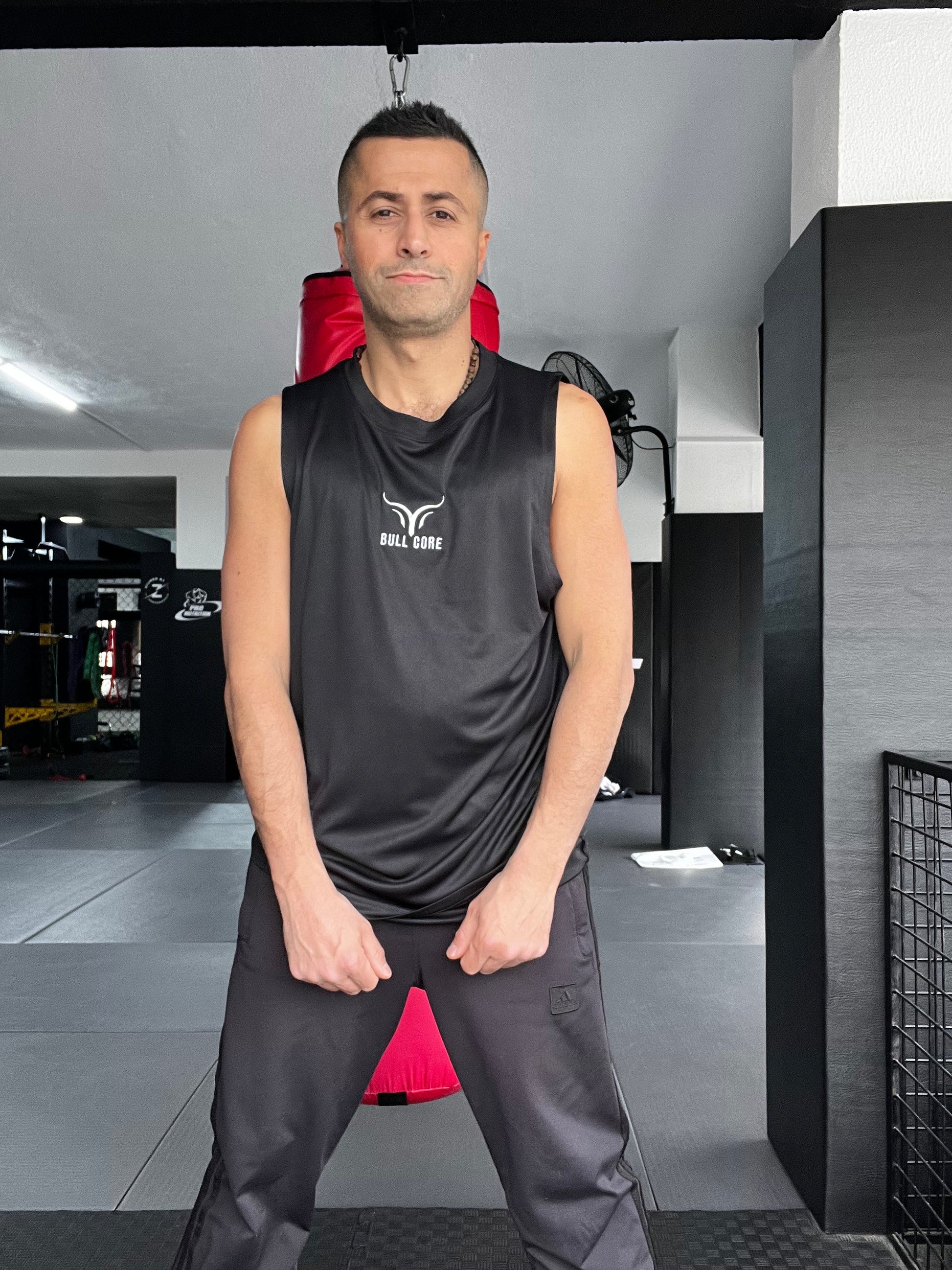bull Core Sleeveless Gym Shirt – Lebanese Strength in Black