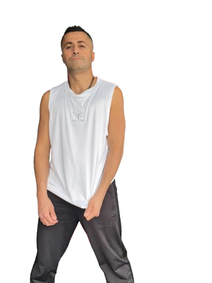 bull Core Sleeveless Gym Shirt – Lebanese Strength in White