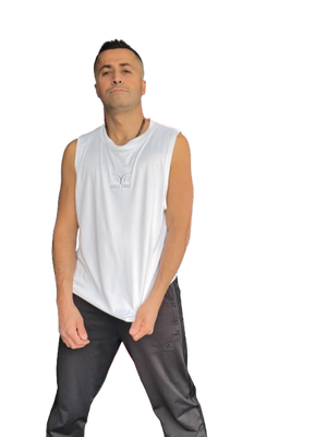 bull Core Sleeveless Gym Shirt – Lebanese Strength in White