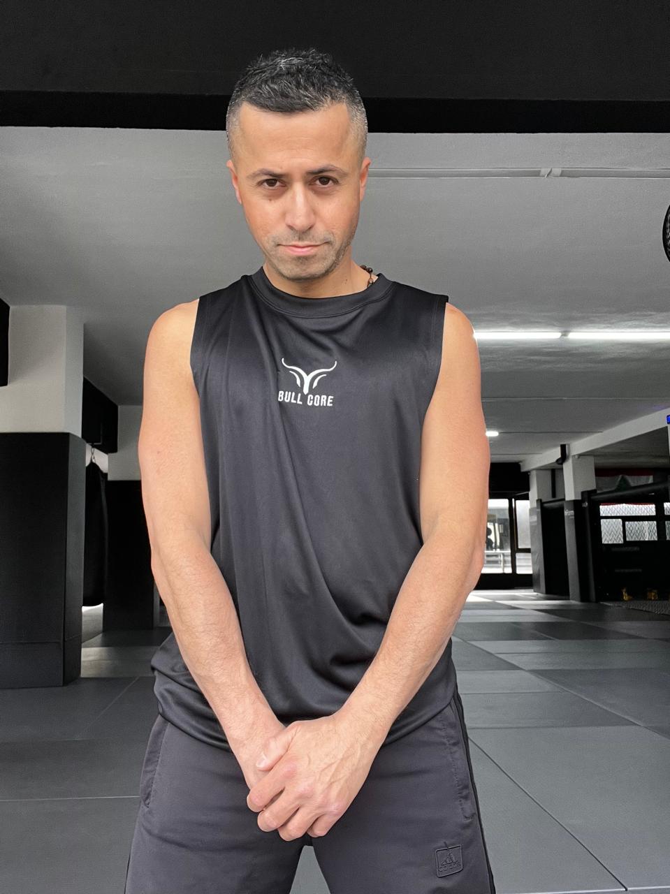 bull Core Sleeveless Gym Shirt – Lebanese Strength in Black